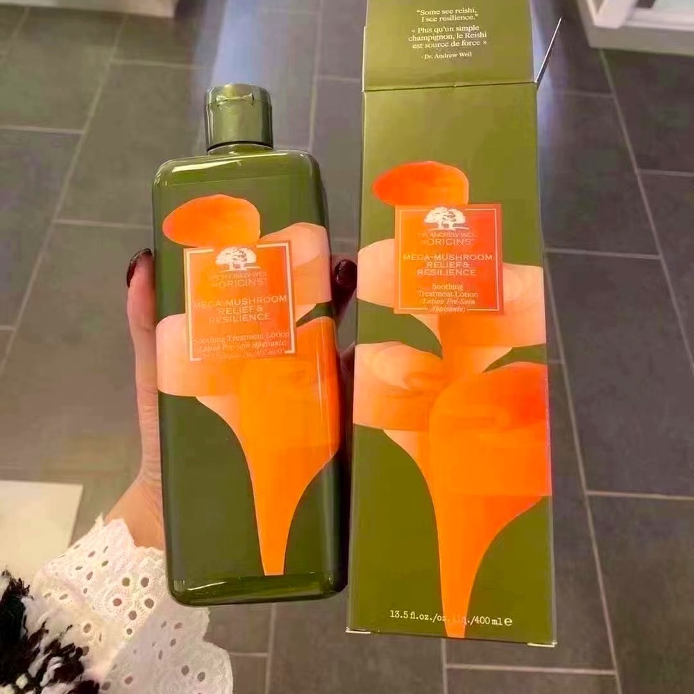 Origins Mega-Mushroom Relief & Resilience Soothing Treatment Lotion 13.5 oz